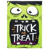 Dicksons Inc Print Trick or Treat 2-Sided Polyester Garden Flag in Green | 44 H x 30 W in | Wayfair M070053