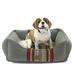 Carolina Pet Company Yakima Camp Kuddler Bolster Polyester/Recycled Materials in Green | 9 H x 24 D in | Wayfair 0PP0302-YAH