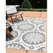 White 36 x 26 x 0.5 in Area Rug - Charlton Home® Outdoor Veranda Area Rug Pebble Color Polypropylene | 36 H x 26 W x 0.5 D in | Wayfair