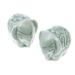 Bungalow Rose Handmade Elephant Paramours Celadon Figurine Porcelain/Ceramic in Gray/Green | 1.8 H x 1.6 W x 2.2 D in | Wayfair