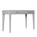 Rosdorf Park Gauthier Solid Wood Writing Desk Wood in Gray | 30.5 H x 48 W x 20 D in | Wayfair 53731AD2431641F1B3F5688C34A860D2