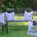 August Grove® Legler Galvanized Metal Garden Outdoor Bench Metal in Black | 40.7 H x 45.7 W x 18.9 D in | Wayfair EA3F3D694EED44FDB3BB10DAE8DFE1CC