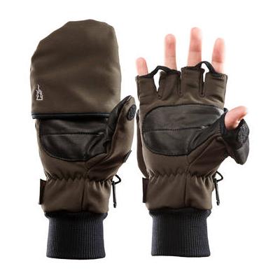 The Heat Company Heat 2 Softshell Mittens/Gloves (Size 7, Tarmac Green) 32321
