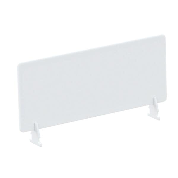 Paperflow Tischtrennwand für easyDesk Doppelschreibtische 80x33 cm weiß, 80x33x0.7 cm