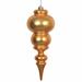 The Holiday Aisle® 14" Finial Christmas Ornament Plastic in Yellow | 14 H x 5.5 W x 5.5 D in | Wayfair 502BCC22FC3447C6A4B8EAD82D61D7C2