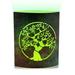 CoTa Global LED Tree of Life Night Light Plastic in Gray/Green | 6.35 H x 5.13 W x 2 D in | Wayfair 9699