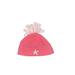 Lands' End Beanie Hat: Pink Solid Accessories - Kids Girl's Size Medium