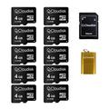 Cloudisk 10 Pack 4 GB Micro SD Card with MicroSD Adapter Card Reader Memory Card (10Pack 4GB)