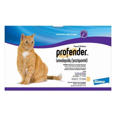 Profender For Large Cats 5 - 8 Kg (11-17.6lbs) 1.12ml 1 Doses