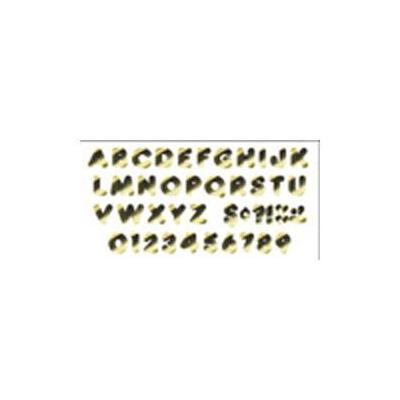 Trend Enterprises Ready Letters - Casual Metal. Gold, 4 in.