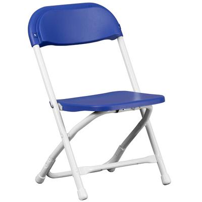 Flash Furniture Y-KID-BL-GG Blue Kids Plastic Folding Chair