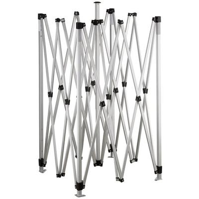 Backyard Pro Courtyard Series 10' x 10' White Straight Leg Aluminum Instant Pop Up Canopy Tent