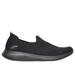 Skechers Women's Ultra Flex - Harmonious Sneaker | Size 7.5 | Black | Textile/Synthetic | Vegan | Machine Washable