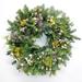 Dried Flowers and Wreaths LLC Dried Sea Tree Wreath, Cotton in Green | 22 H x 5 D in | Wayfair P1060221