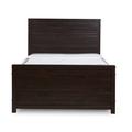Three Posts™ Romney Solid Wood Panel Bed Wood in Brown/Green | 58 H x 66 W x 85.25 D in | Wayfair AB920A3A00C24C5BBFAAFBC984914754