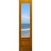 Standard Door - ETO DOORS Wood & Glass Solid Unfinished Lite French Standard Door Manufactured Wood in Brown | 96 H x 30 W in | Wayfair