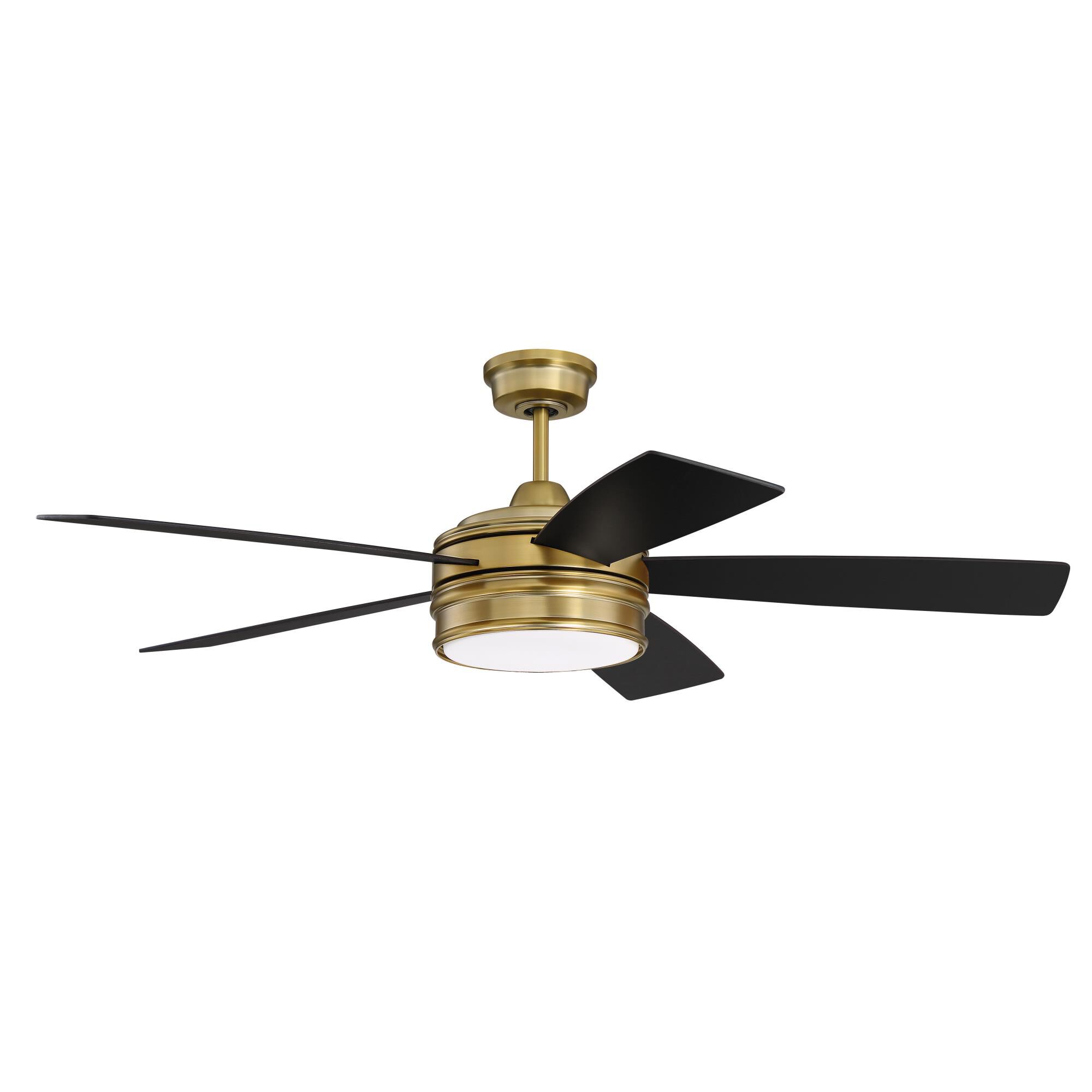 Craftmade Braxton 52 Inch Ceiling Fan with Light Kit - BRX52SB5
