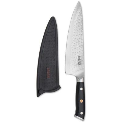 Sasaki Takumi 8" Chef's Knife with Sheath - Black