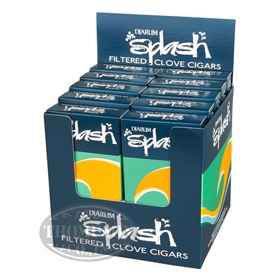 Djarum Splash Natural Filtered Cigarillo Clove - Pack of 12