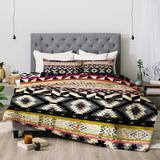 East Urban Home Pattern State Alpine Comforter Set Polyester/Polyfill/Microfiber in Black | Queen Comforter | Wayfair