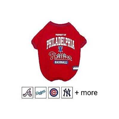 Pets First MLB Dog & Cat T-Shirt, Philadelphia Phillies, X-Large