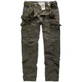 Surplus Raw Vintage Premium Trousers Slimmy, Olive, Size M