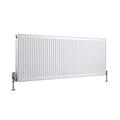 Milano Compact - Modern White Type 21 Central Heating Horizontal Double Panel Plus Convector Radiator - 600mm x 1600mm