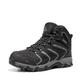 NORTIV 8 Men's Ankle High Waterproof Hiking Boots Backpacking Trekking Trails Shoes 160448_M Black Grey Size 9 US/ 8 UK