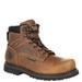 Georgia Boot RevAMP 6" Steel Toe Met Guard WP - Mens 10 Brown Boot Medium