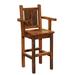 Millwood Pines Duggins Bar & Counter Stool Wood in Brown | 42 H x 25 W x 21 D in | Wayfair FE8AFB947B644501B58D383EE9D833DA