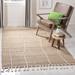 White 60 x 0.3 in Indoor Area Rug - Gracie Oaks Digiacomo Hand-Woven Flatweave Jute/Sisal Cream Area Rug Jute & Sisal | 60 W x 0.3 D in | Wayfair