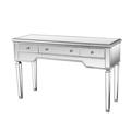 Rosdorf Park Ragsdale Console Table Wood/Mirrored in Brown | 33 H x 52 W x 18 D in | Wayfair 22A38DE64B754A9AAA1CD69BC16C3772