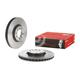 BREMBO Disques de frein pour PEUGEOT: 308, 3008, 407, 5008, 508, Partner, Rifter, 408 & CITROËN: C4 Picasso, C5, C5 Aircross (Ref: 09.C133.11)