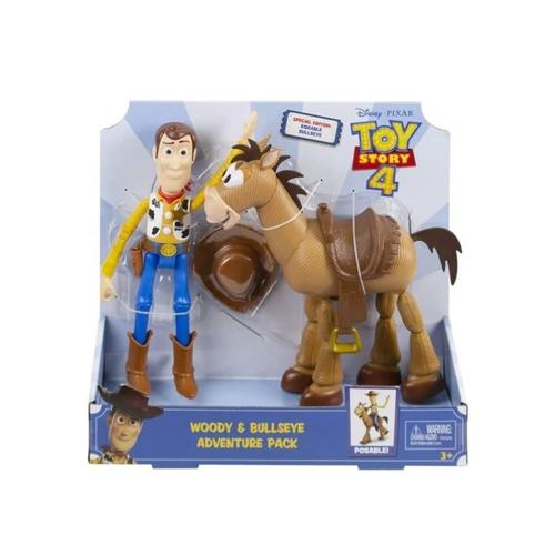 Mattel Toy Story 4 - Woody und Bullseye Adventure Pack