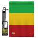 Breeze Decor Mali 2-Sided Polyester 18.5 x 13 in. Flag Set in Green/Red/Yellow | 18.5 H x 13 W x 1 D in | Wayfair BD-CY-GS-108312-IP-BO-D-US15-BD