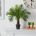 Bay Isle Home™ Artificial Palm Tree in Pot Liner Silk/Plastic | 26 H x 22 W x 19 D in | Wayfair F8AA9C4280E44FD2B4E462BE5B4122CC