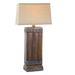 Gracie Oaks Rita 30.5" Standard Table Lamp Ceramic/Linen in Brown | 30.5 H x 16 W x 16 D in | Wayfair E62CF2AD5E4642099CE19C7785356778