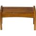 Rebrilliant Iyanna Teak Step Stool Wood in Brown | 16 W x 10 D in | Wayfair 7C1A9C9FDF414FD181EC932165ECA238