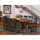 August Grove® Raulston 9 - Piece Solid Wood Dining Set Wood in Brown | 30 H in | Wayfair CA237363FDC44FAB98907C1DF7810A50