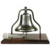 Charlton Home® Summerhill Purser's Ship Bell Sculpture Metal | 7.9 H x 9.4 W x 6 D in | Wayfair 37A7DA3AE5784365BFD464C0087ED89D