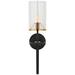 Visual Comfort Signature Collection Thomas O'Brien Vivier 20 Inch Wall Sconce - TOB 2502BK/HAB-CG2