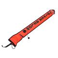 Tbest Marker Float,delayed surface marker buoy,5ft Diving Surface Marker with High Visibility Reflective Band Inflatable Scuba Diving SMB Surface Signal Marker Buoy Accessory Diving Safety Gear(Red)