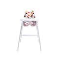 ZXQZ Baby High Chair, Home Portable Seat Multi-Function Children's Dining Chair 2 Modes Tray Adjustable Cushion Removable and Washable