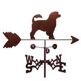 SWEN Products Rivas Portuguese Water Dog Weathervane Metal/Steel in Brown/Gray | 30 H x 21 W x 15.5 D in | Wayfair 1259-Flat