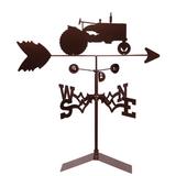 SWEN Products Ari Tractor Farmall International Weathervane Metal/Steel in Brown/Gray | 30 H x 21 W x 15.5 D in | Wayfair 1054-Roof