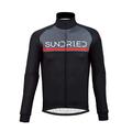 Sundried Mens Thermal Cycling Jacket Waterproof Winter Bike Apparel Windproof Road Bike and Mountain Bike (Black, M)