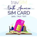 travSIM USA SIM Card (T-Mobile SIM Card) Valid for 15 Days – 50GB 3G 4G LTE Mobile Data - United States T-Mobile US SIM Card (Also works in Canada & Mexico, 5GB Combined)