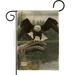 Breeze Decor Majestic Showers Wildlife Impressions 2-Sided Burlap 1'6.5" x 1'1" Garden Flag in Black | 18.5 H x 13 W in | Wayfair