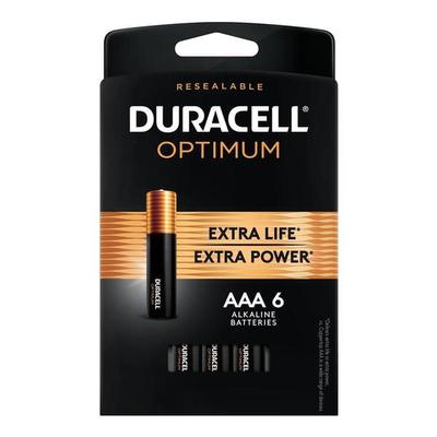 Duracell 03264 - AAA Optimum Extra Life Battery (6 pack) (DUROPT2400B6)