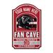 WinCraft Atlanta Falcons Personalized 11'' x 17'' Fan Cave Wood Sign
